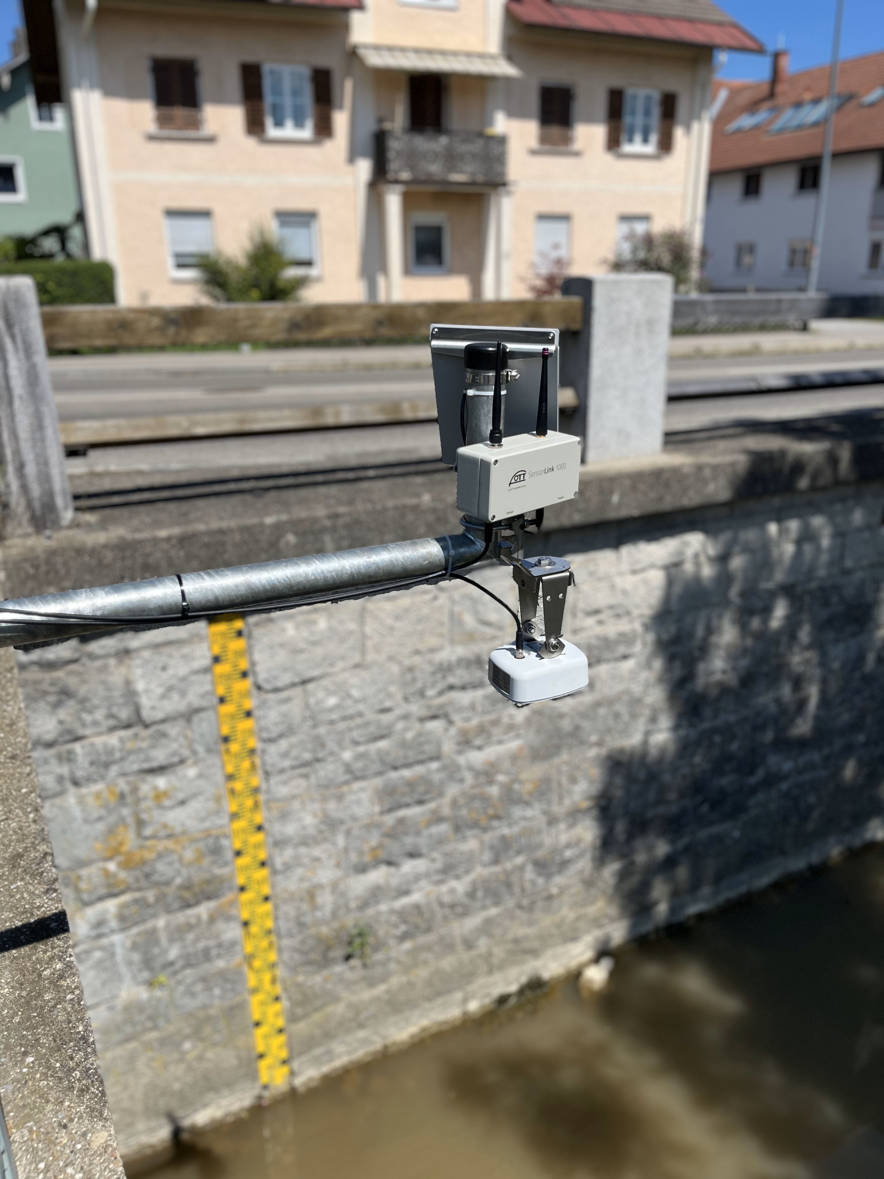 OTT FMS Flood Monitoring System, Solar Powered, Wall Mount, 7 ft Cable