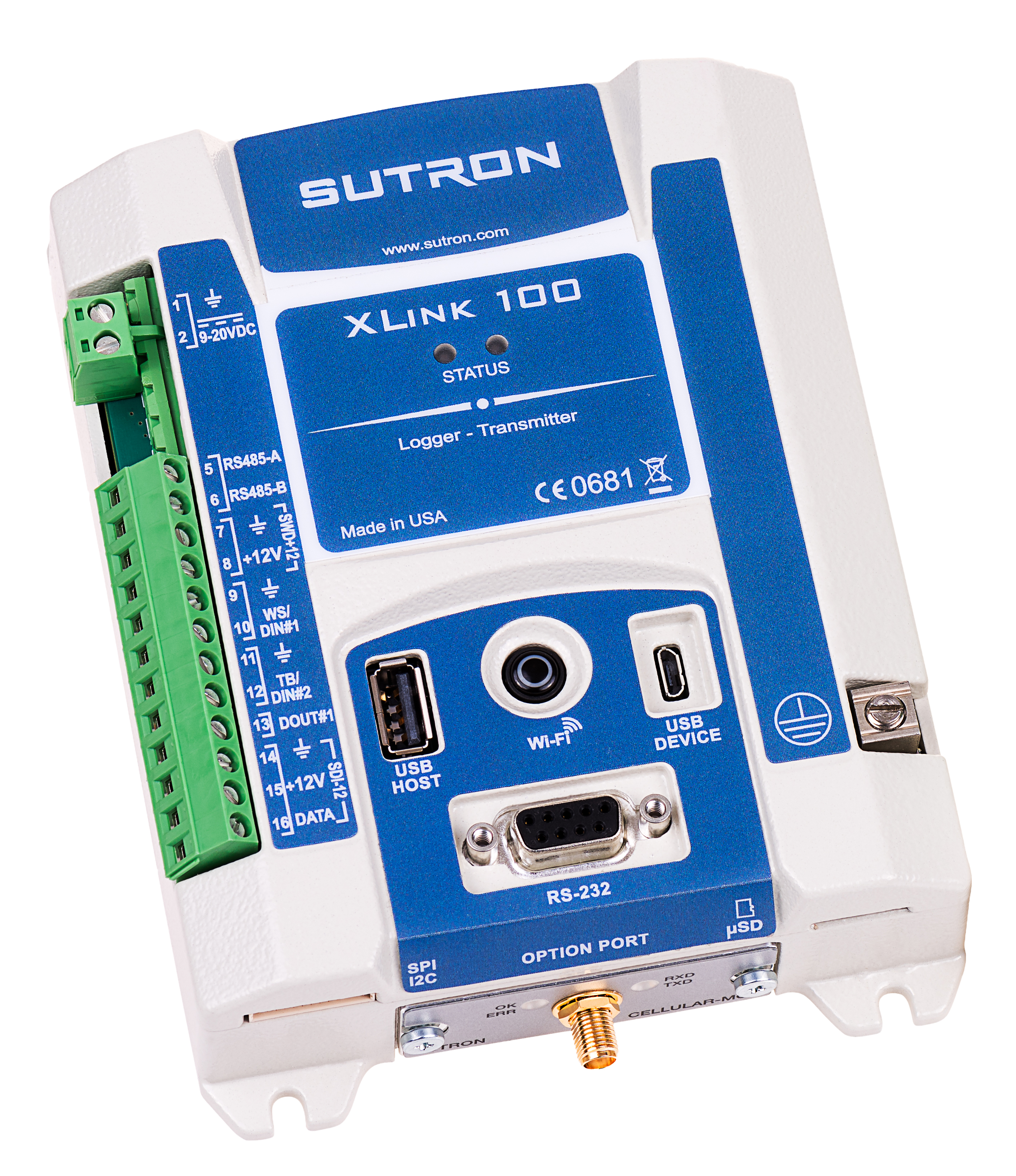 SUTRON XLink 100 Datalogger, No Modem 