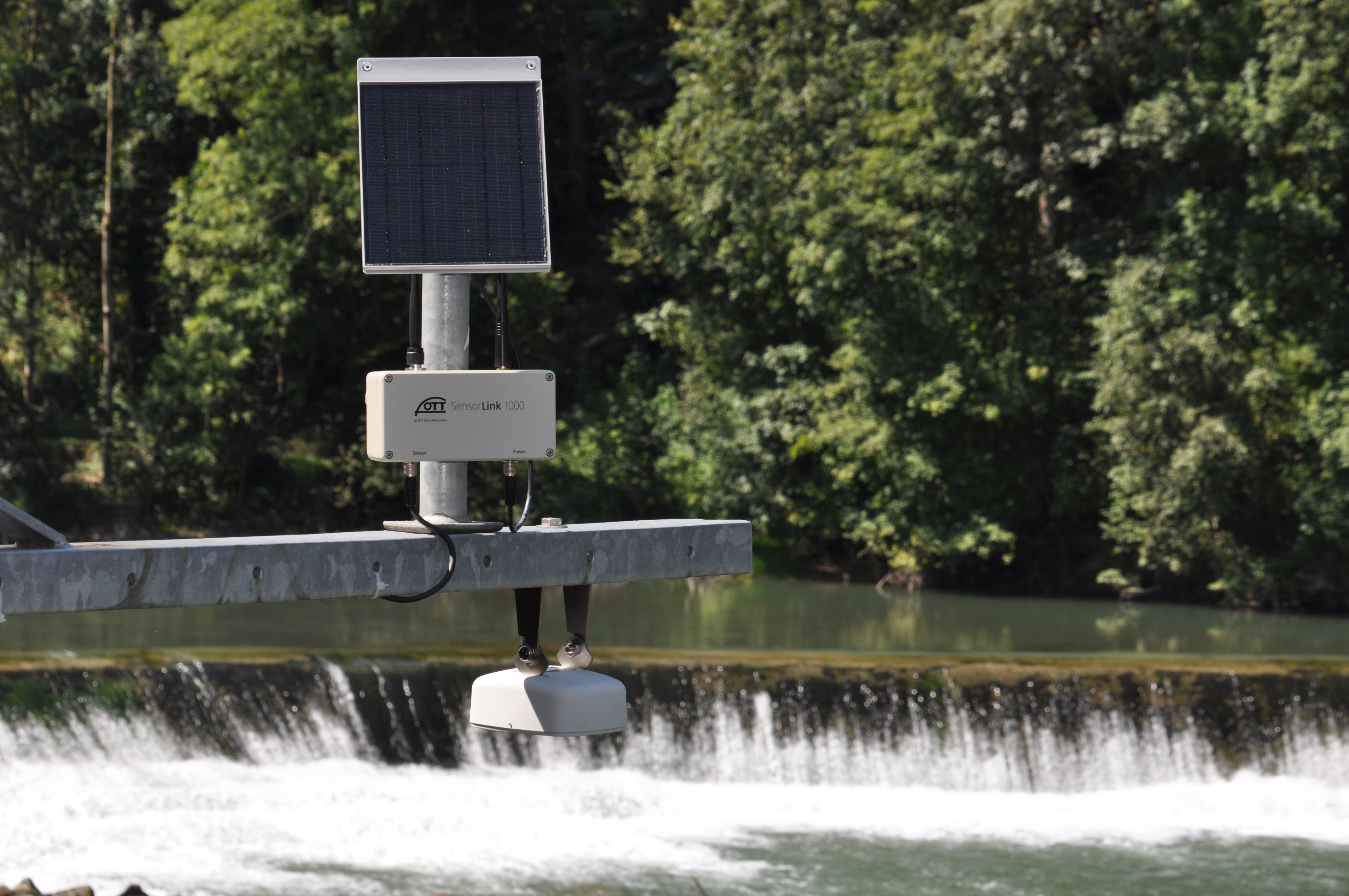 OTT FMS Flood Monitoring System, Solar Powered, Wall Mount, 7 ft Cable
