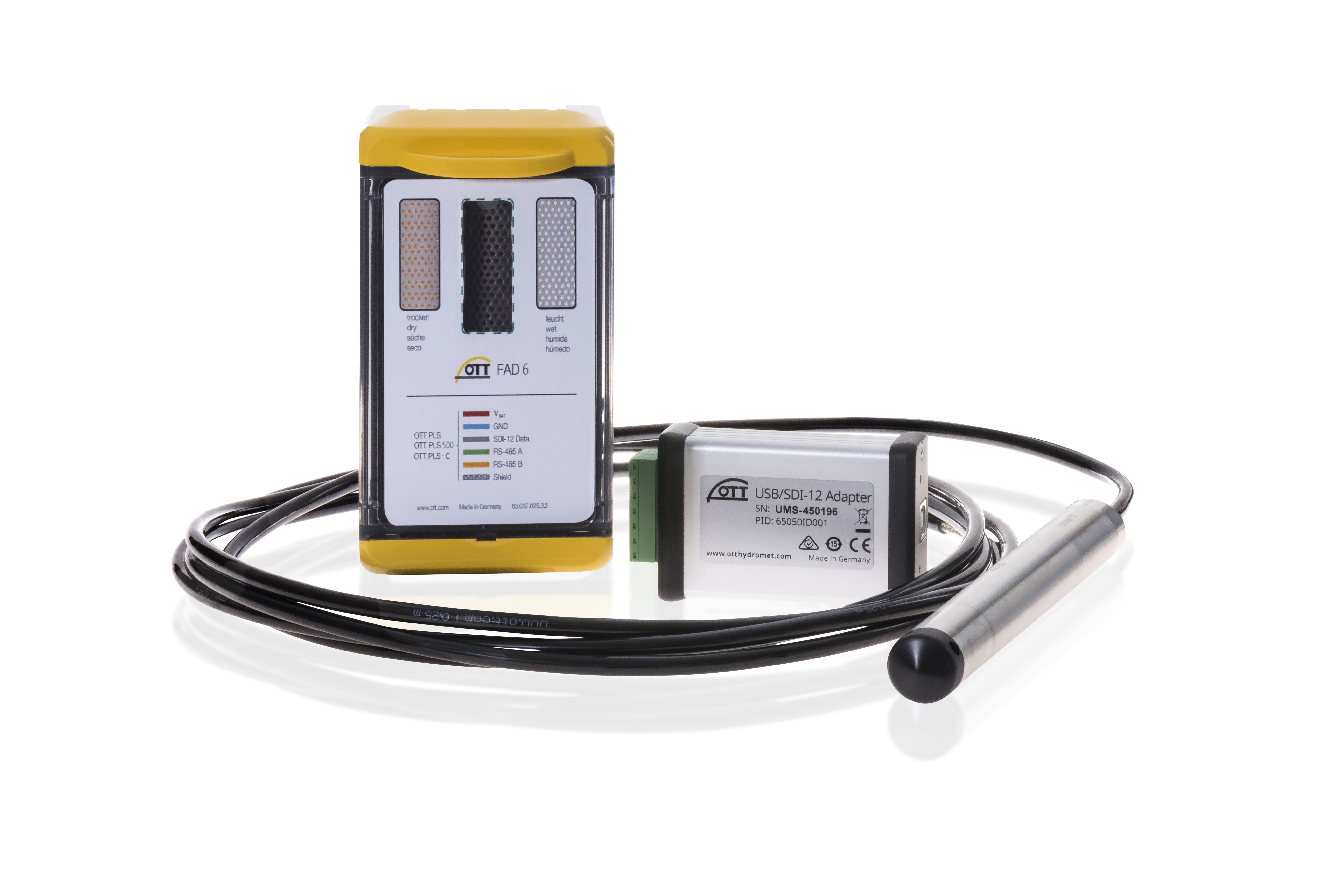 OTT PLS 500 Pressure Level Sensor, SDI-12, Metric, 0 - 10 m