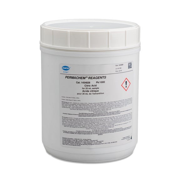 Powder pillows silica, citric acid, 25 mL, pk/1000