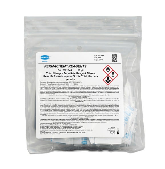 Total Nitrogen Persulfate Powder Pillows, pk/50