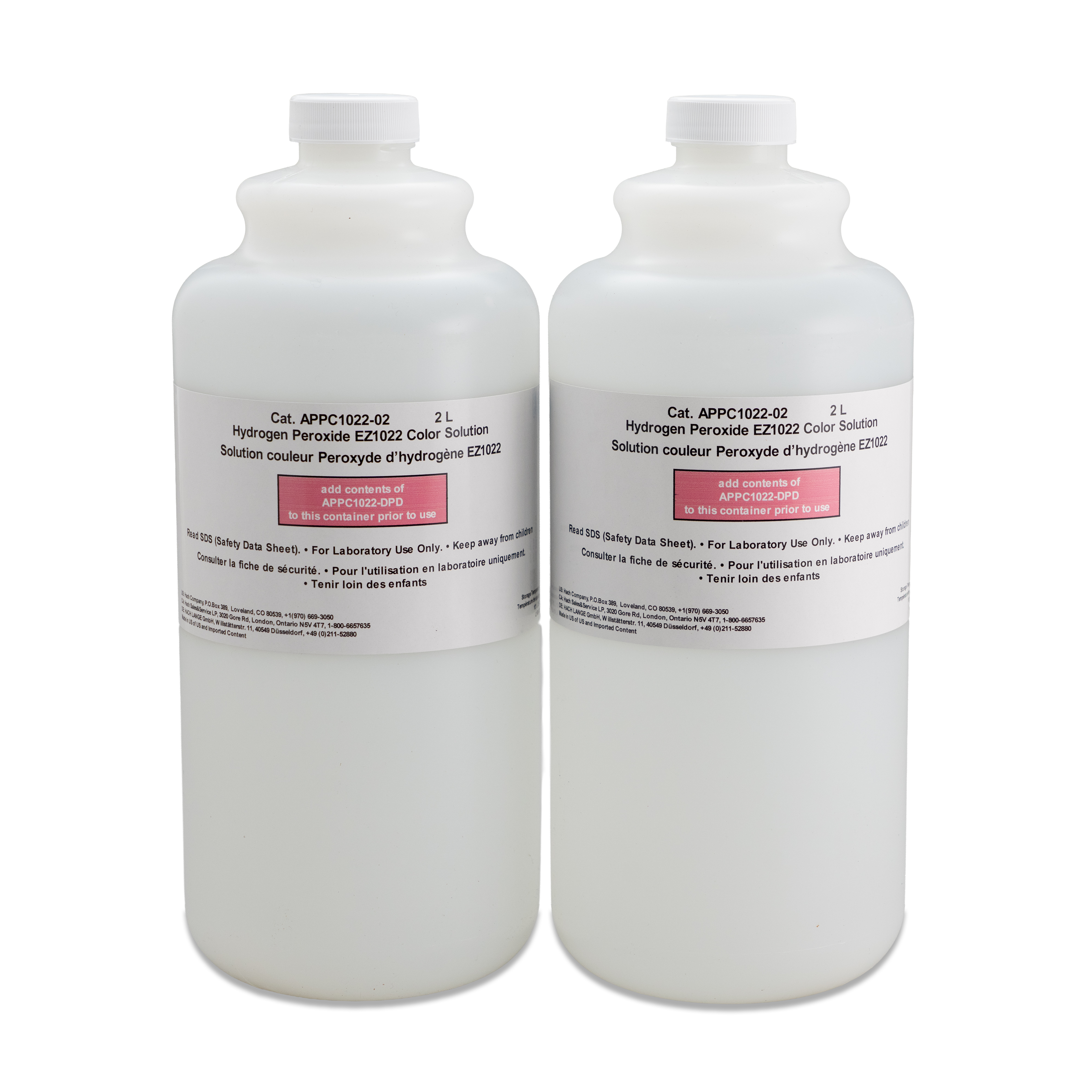 Colour solution for EZ1022 H₂O₂ Analyser, 2 L