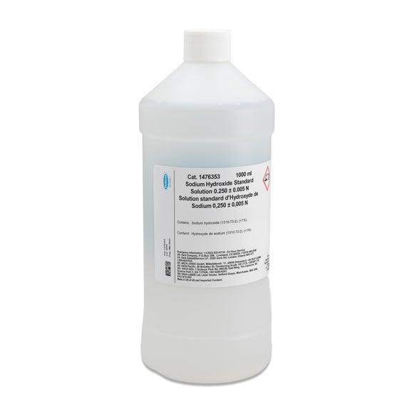 Sodium Hydroxide Standard Solution, 0.25 N, 1 L