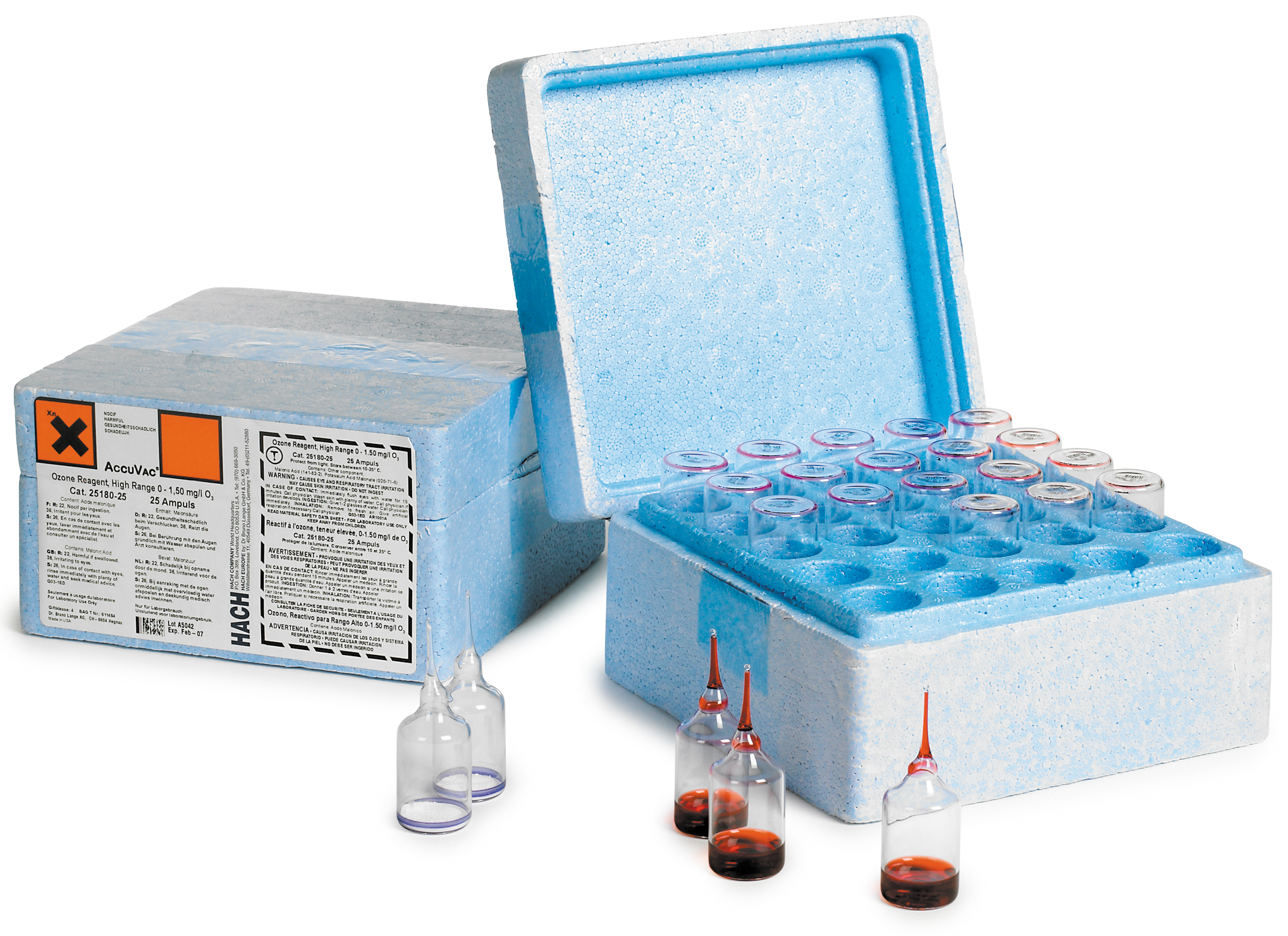 Dissolved Oxygen AccuVac® Ampules, LR, pk/25 | Hach