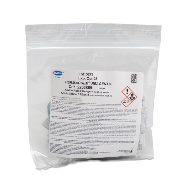Amino Acid F Reagent Powder Pillows, 25 mL, pk/1000