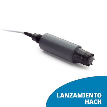 Imagen de la sonda Hach LDO sc OD modelo 2 con tecnología de oxígeno disuelto luminiscente