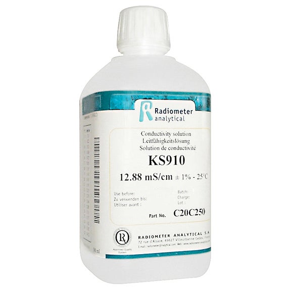 Conductivity Standard Solution, 12.88 mS/cm, KCl, 500 mL