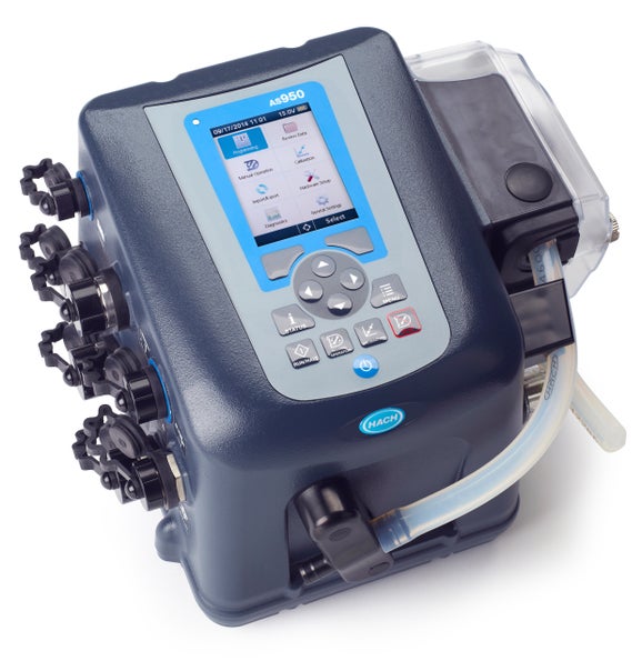 New Hach AS950 controller with intuitive colour display
