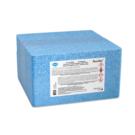Dissolved Oxygen Reagent Accuvac Ampules, 0.3-15.0 mg/L O₂
