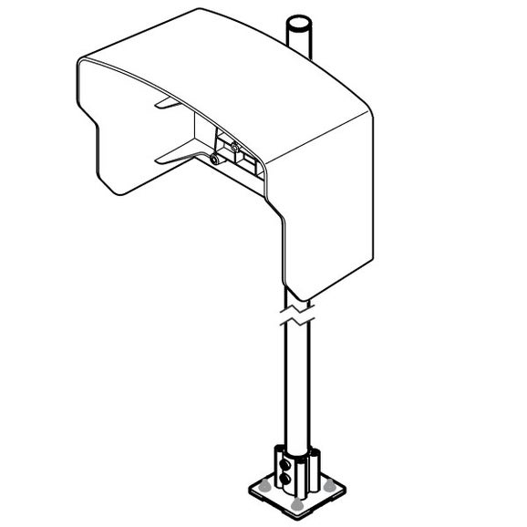 SC1000 Sun Shield and Mounting Hardware