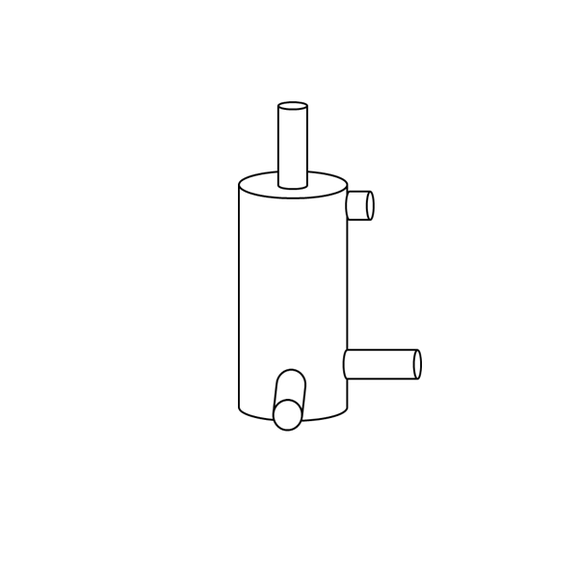 Sample Overflow Vessel, Amtax inter2/Phosphax inter2