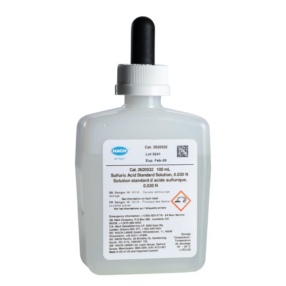 Sulfuric Acid Standard Solution, 0.030 N, 100 mL
