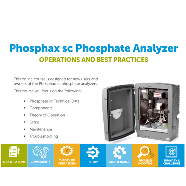 メンテナンス ADS Phobic Phosphax sc Phosphate Analyzer Operation & Best Practice | Hach