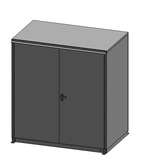 AnaShell Analytical Cabinet Type AS3000, H=2.14m x W=2m x D=1.2m, for up to two analysers plus sample preconditioning