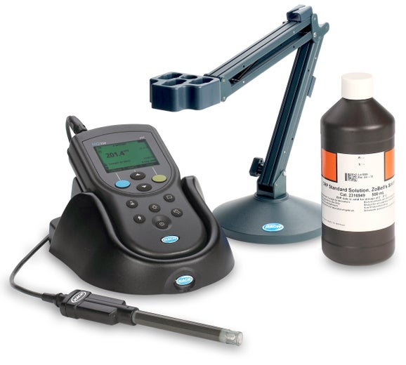 HQ11D Portable ORP/RedOx Meter, Laboratory Kit for Water Quality, with Platinum ORP Electrode, 1 m Cable
