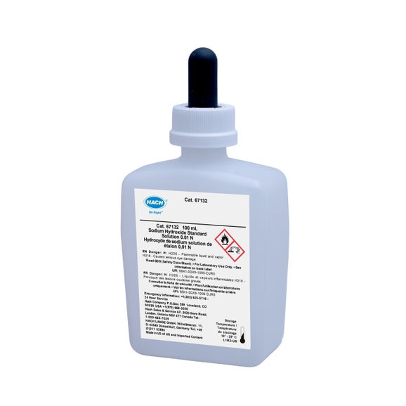 Sodium hydroxide standard solution, 0.01 N, 100 mL MDB