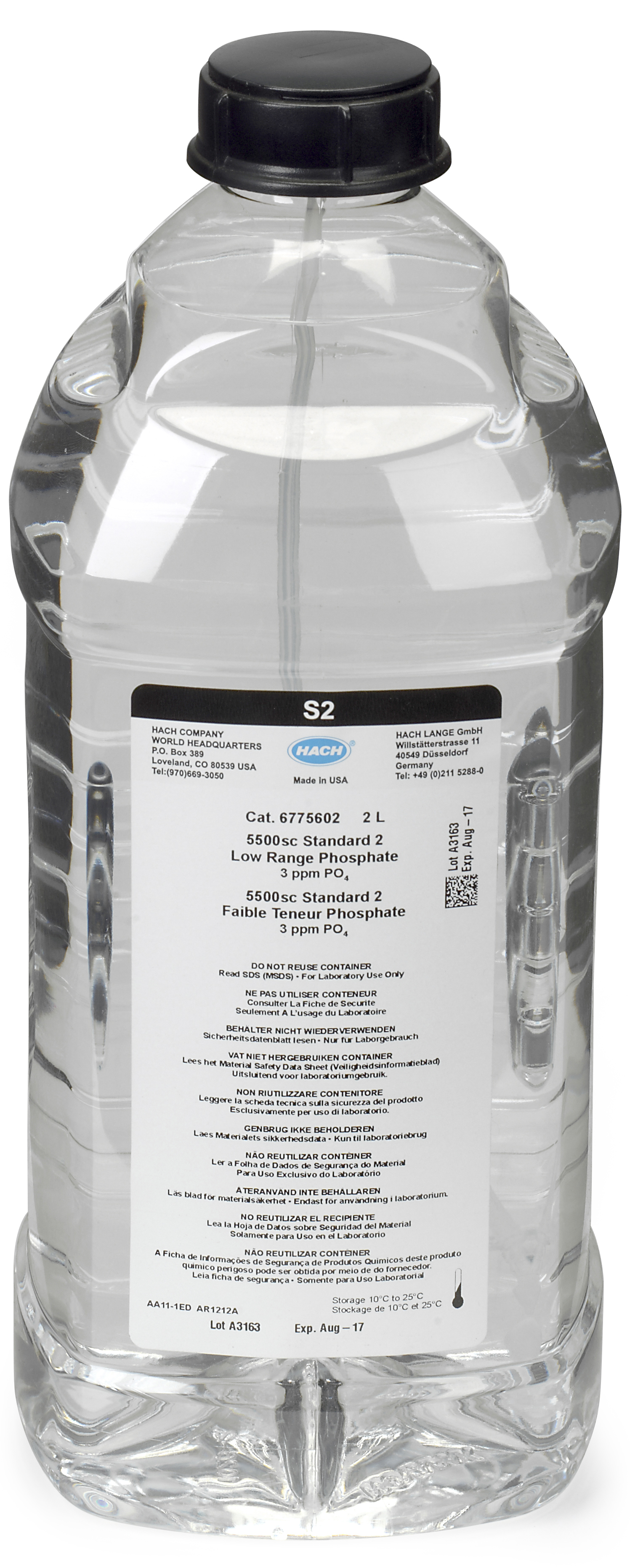 5500sc Phosphate Low Range Analyzer, 2 Channels, Reagents