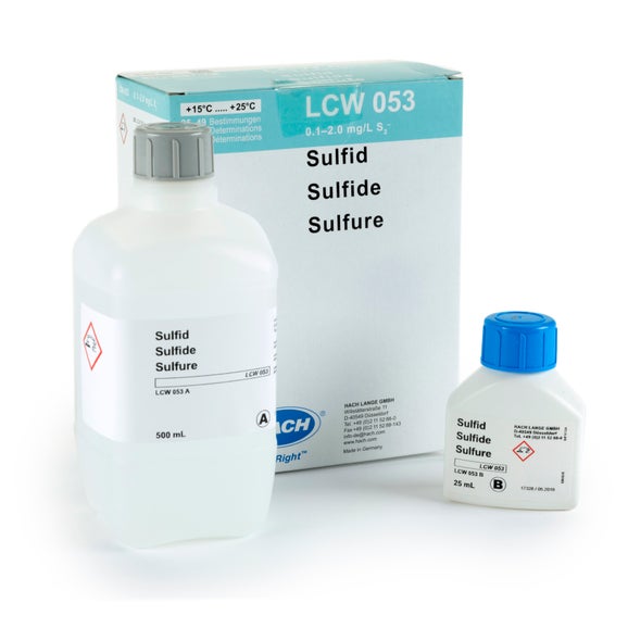 Sulphide reagent set 0.1 - 2.0 mg/L S²⁻
