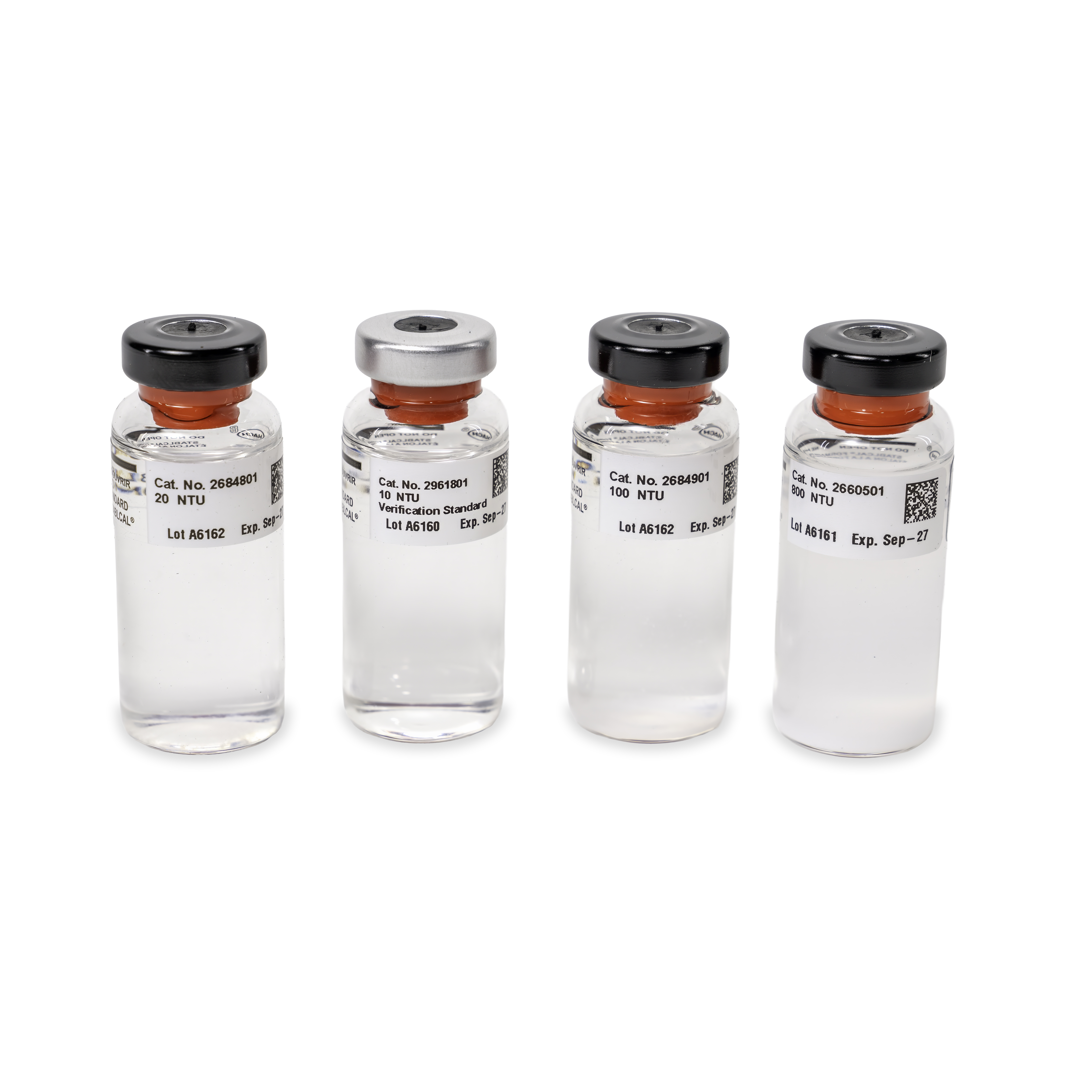 Stablcal® Turbidity Standards Calibration Kit, 2100Q/QIS Portable Turbidimeter, Sealed Vials