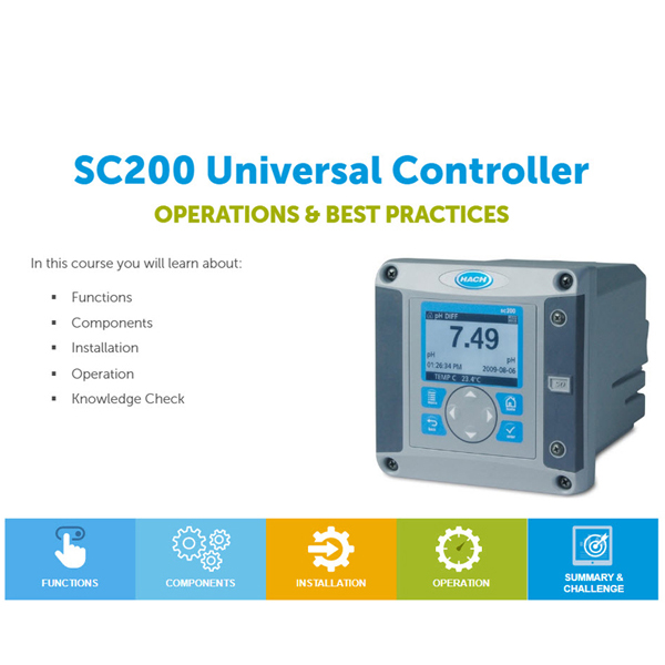 Hach SC200 Universal Controller eLearning | Hach