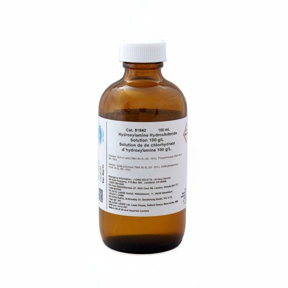 Hydroxylamine Hydrochloride Solution, 100 g/L, 100 mL