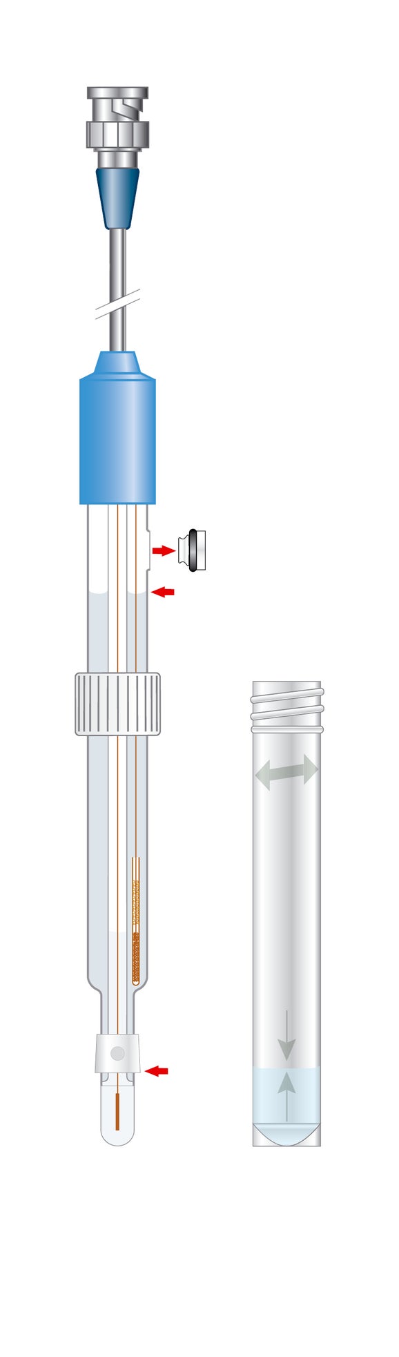Sension+ pH combination electrode 5021 for difficult samples
