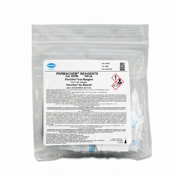 FerroVer® Iron Reagent Powder Pillows, 5 mL, pk/100