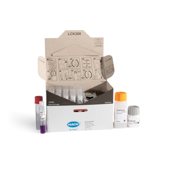 Cadmium cuvette test 0.02-0.3 mg/L Cd, 25 tests