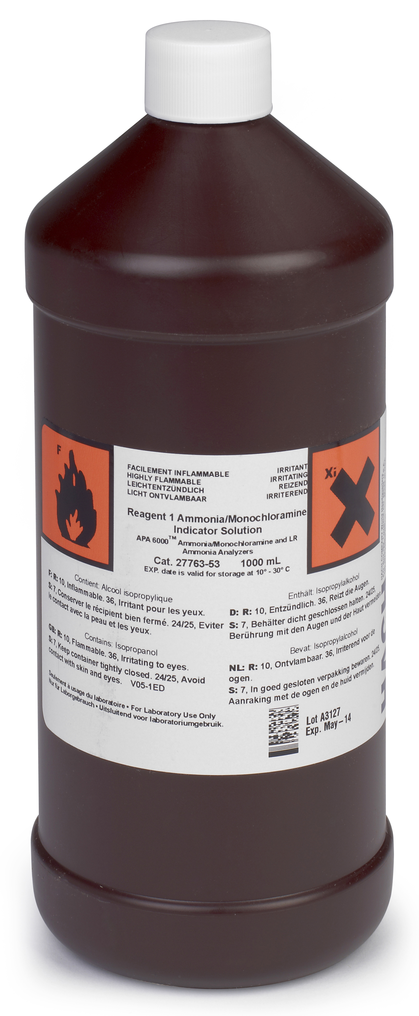 APA6000 Ammonia/Monochloramine Reagent 2, Buffer Solution, 1