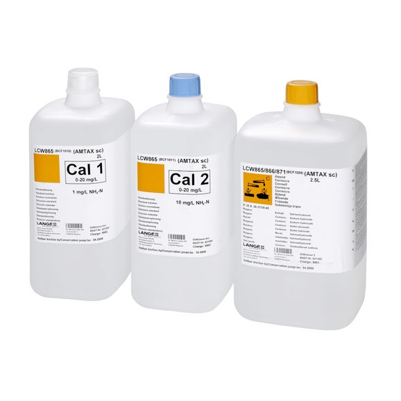 Amtax sc Set of reagents, for range 0.05-20.0 mg/L NH₄-N