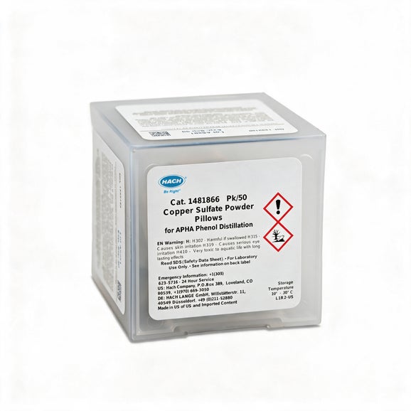 Copper Sulfate Powder Pillows, pk/50