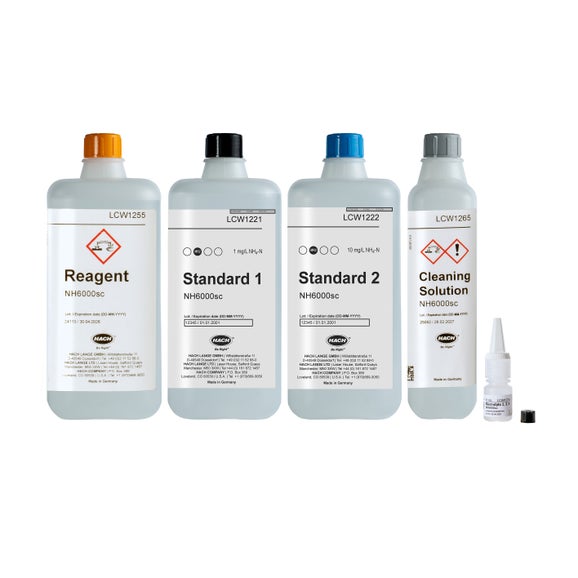 NH6000sc Reagent Set for Measuring Range 2 (0.05-20 mg/L NH₄-N)