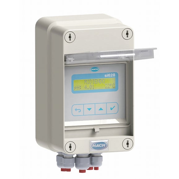 si628 C panel-mount conductivity transmitter, 24 VAC.