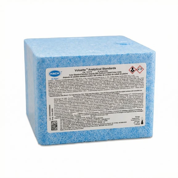 Color Standard Solution, 500 Pt Co Units, pk/16 - 10 mL Voluette Ampules