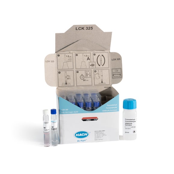 Formaldehyde cuvette test 0.5-10 mg/L H₂CO, 24 tests