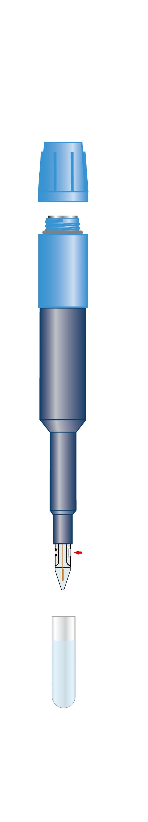 Sension+ pH combination puncture electrode 5233 for Food Applications