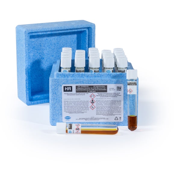 COD TNT, Mercury free, 0 - 1500 mg/L O₂