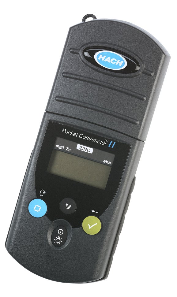 POCKET Colorimeter II Colorimeter for Zinc analysis