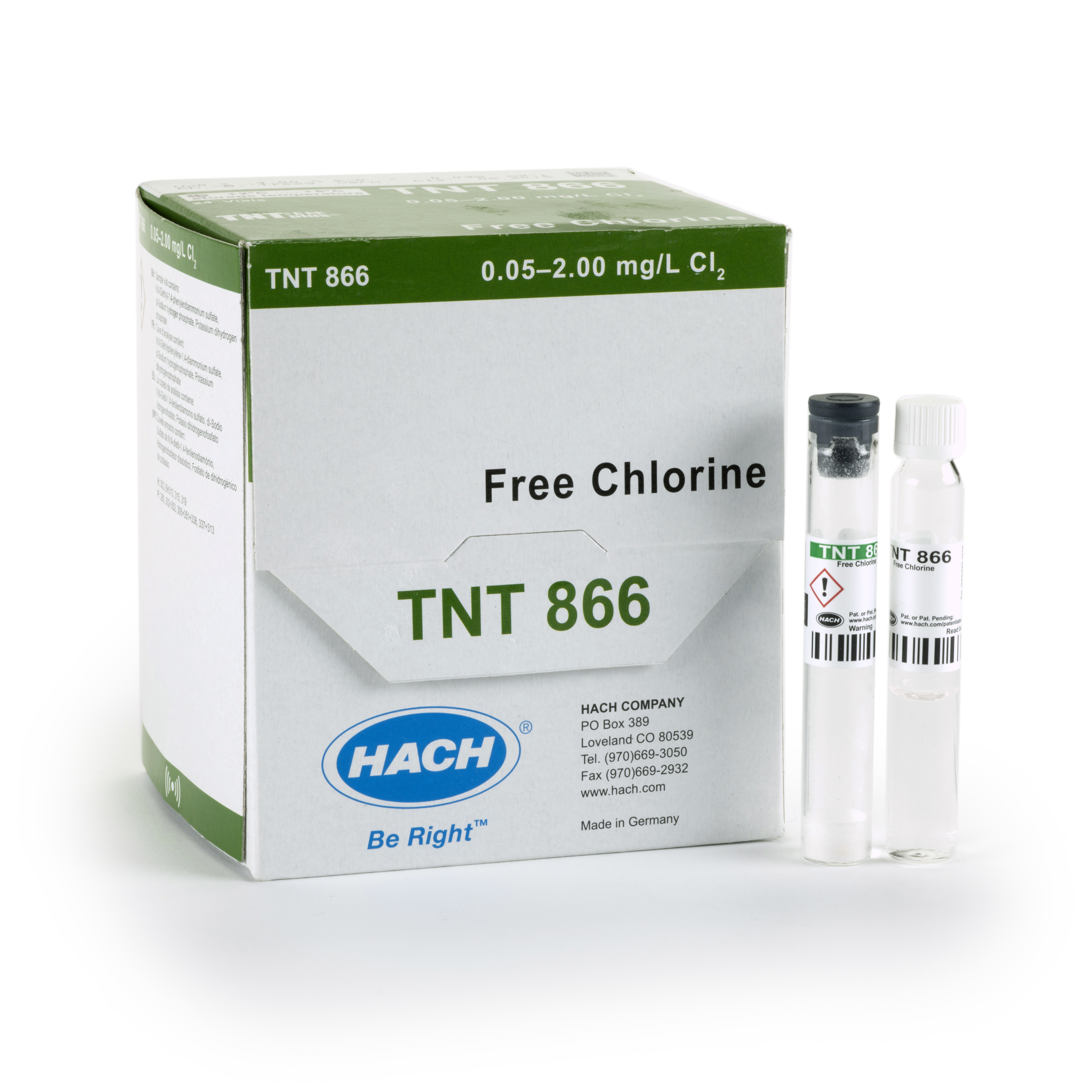T様確認用　巾着とチョーカー　計6点 Free Chlorine TNTplus Vial Test (0.05-2.00 mg/L Cl₂), 24 Tests | Hach