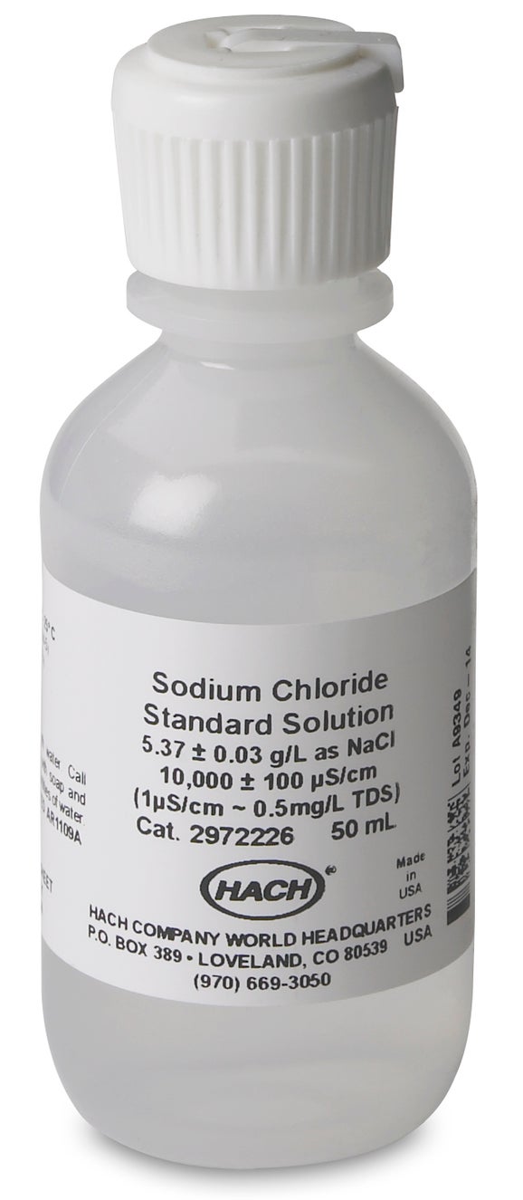 Conductivity Standard Solution, 10000 µS/cm, NaCl, 50 mL