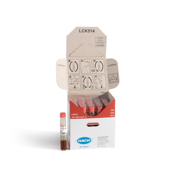 COD cuvette test 100-2000 mg/L O₂, 25 tests