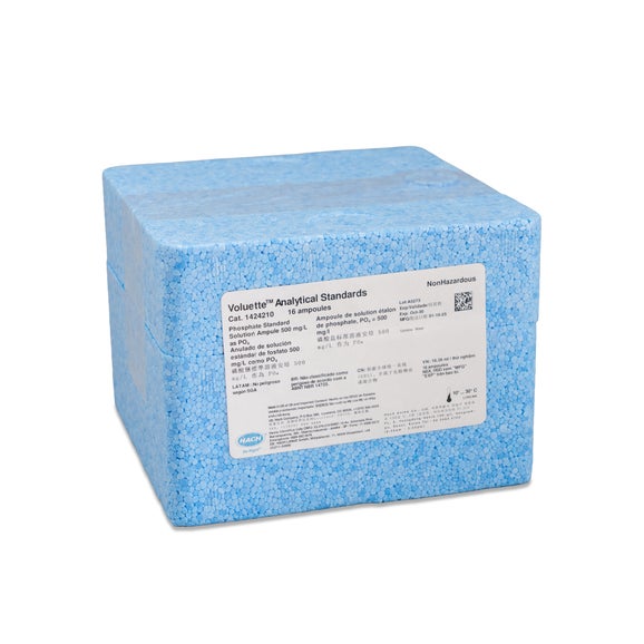 Phosphate Standard Solution, 500 mg/L as PO4 (NIST), pk/16 - 10-mL Voluette« Ampules