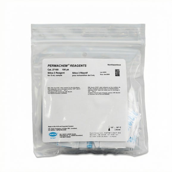 Silica 3 Reagent Powder Pillows, pk/100