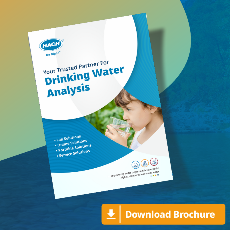 Drinking water analysis download brochure