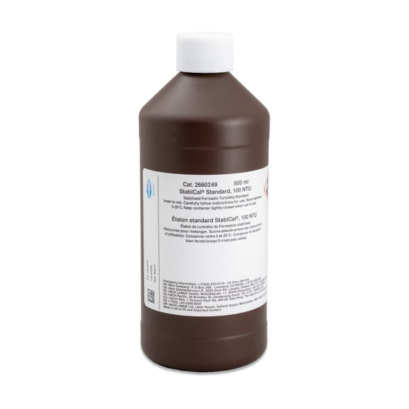 Stablcal Stabilised Formazine Turbidity Standard, 100 NTU, 500 mL