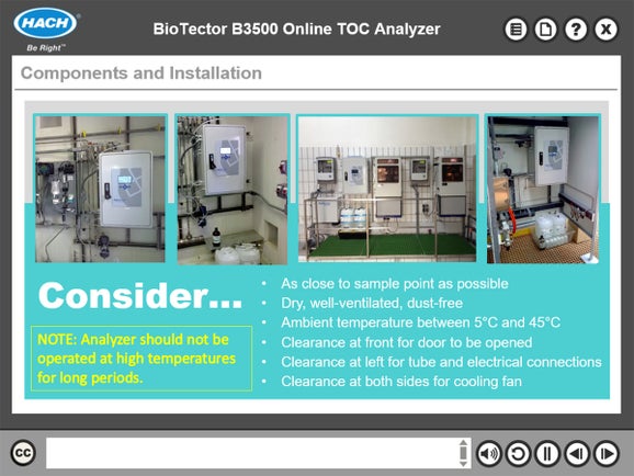 How to work with the BioTector B3500 Process TOC Analyser Online Course