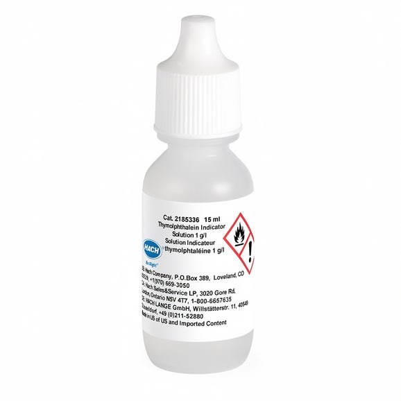 Thymolphthalein Indicator Solution, 1 g/L, 15 mL SCDB
