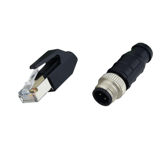 M12/RJ45 connector kit (Ethernet Cable)