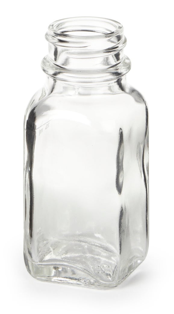 Bottle, glass mixing/dispensing, 25 mL